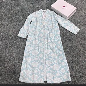 Charter Club Blue and White Floral robe